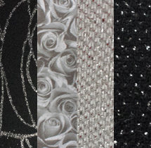 Black and Silver Wedding Carpet